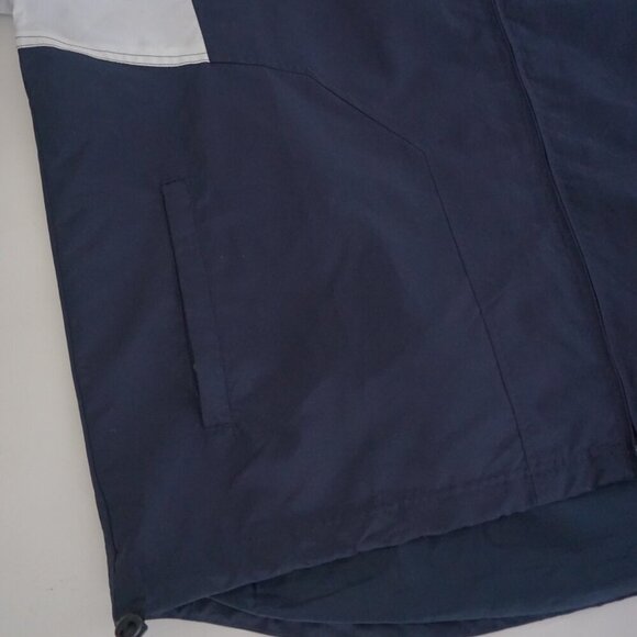 Vintage '90S Reebok Navy White Zip Up Baseball Style Windbreaker Jacket 2XL - Picture 6 of 10